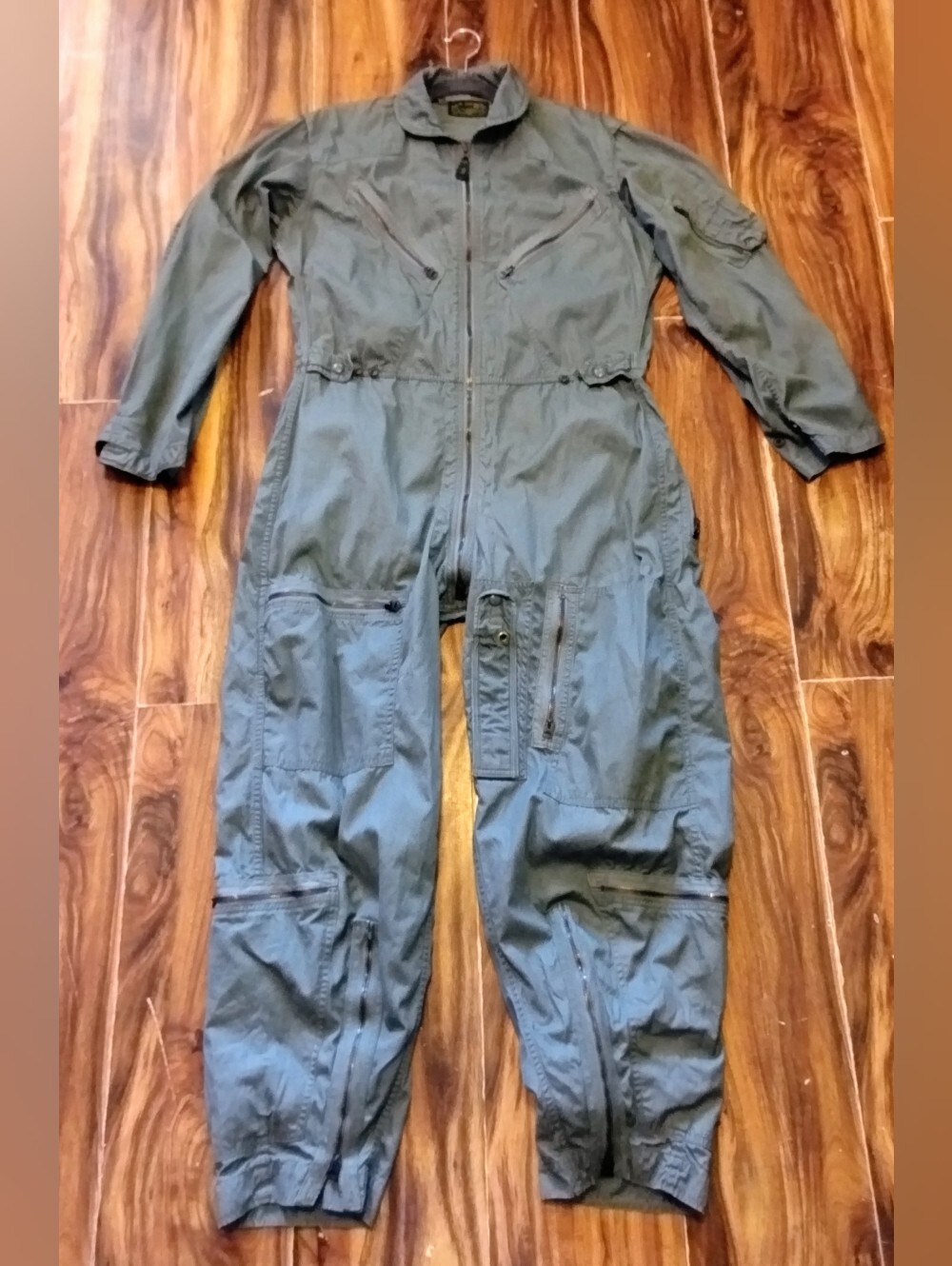 US Military Flyers Coveralls Flight Suit Size Medium 3911H